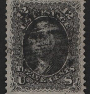 Scott# 69 WASHINGTON USED, LITE CANCEL, VERY NICELY CENTERED
