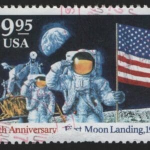 Scott# 2842 "EXPRESS MAIL-WALKING ON THE MOON" USED SINGLE