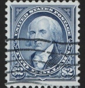 Scott# 2875 "B.E.P. 100th ANNIVERSARY" USED SINGLE, FLAG CANCEL