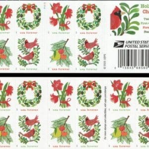 Scott# 6033-36 "HOLIDAY CHEER" BOOKLET PANE (20) MNH