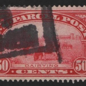 Scott# Q10 "PARCEL POST" BOX CANCEL, VERY NICELY CENTERED