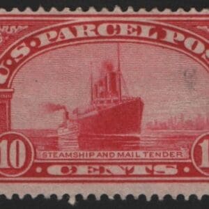 Scott# Q6 "PARCEL POST" USED, VERY LITE CANCEL