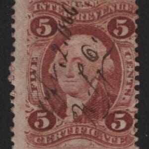 Scott# R24C "WASHINGTON" USED REVENUE, DATED PEN CANCEL