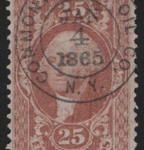 Scott# R45C "WASHINGTON" USED REVENUE, NICELY CENTERED