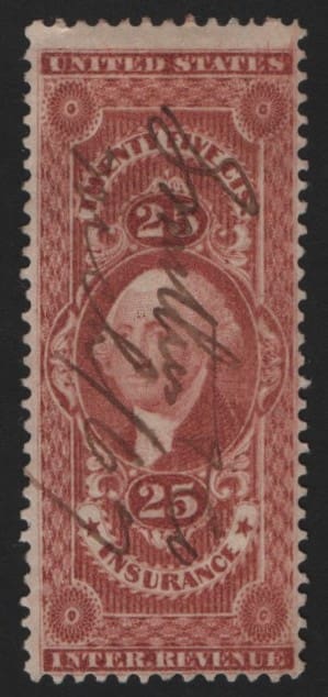 Scott# R46C "WASHINGTON" USED REVENUE, NICELY CENTERED