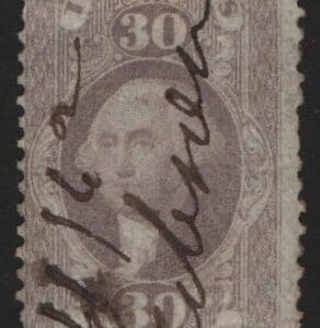 Scott# R52C "WASHINGTON" USED REVENUE, DATED PEN CANCEL