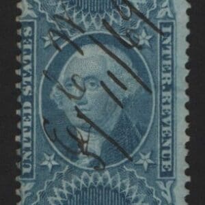 Scott# R54C "WASHINGTON" USED REVENUE, DATED PEN CANCEL