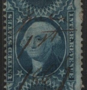 Scott# R60C "WASHINGTON" USED REVENUE, DATED PEN CANCEL