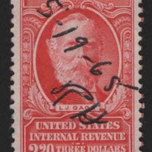 Scott# R674 "L. J. GAGE" USED REVENUE, NICELY CENTERED