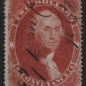 Scott# R81C "WASHINGTON" USED REVENUE, NICELY CENTERED