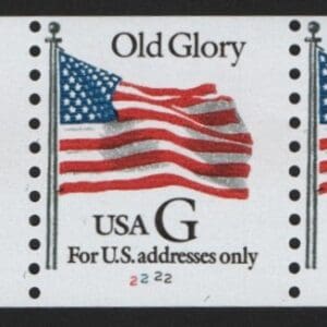 Scott# 2889 BLACK "G" RATE, MNH PNC5 PLATE# 2222, NICELY CENTERED