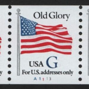 Scott# 2890 BLUE "G" RATE MNH PNC5, PLATE# A1113, NICELY CENTERED