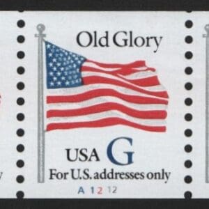 Scott# 2890 BLUE "G" RATE MNH PNC5, PLATE# A1212, NICELY CENTERED