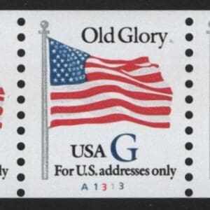 Scott# 2890 BLUE "G" RATE MNH PNC5, PLATE# A1313, NICELY CENTERED