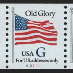 Scott# 2890 BLUE "G" RATE MNH PNC5, PLATE# A2211, NICELY CENTERED