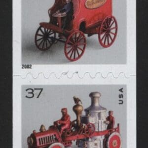 Scott# 3638-41 "ANTIQUE TOYS" MNH PNC STRIP (4) PLATE # B12222