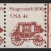 Scott# 1898A "STAGECOACH" MNH PNC3, PLATE #2, NICELY CENTERED