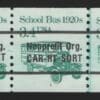 Scott# 2123a "SCHOOL BUS" MNH PRECANCEL PNC3, PLATE #1