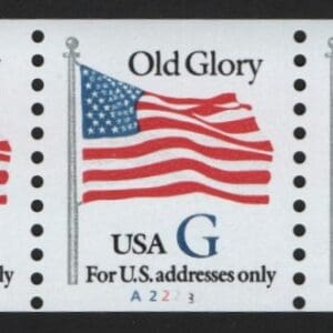 Scott# 2890 BLUE "G" RATE MNH PNC5, PLATE# A2223, NICELY CENTERED