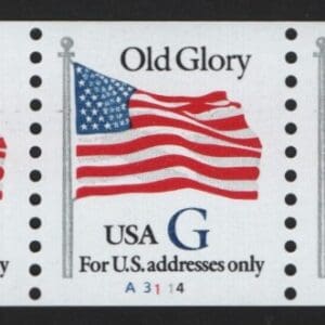 Scott# 2890 BLUE "G" RATE MNH PNC5, PLATE# A3114 NICELY CENTERED