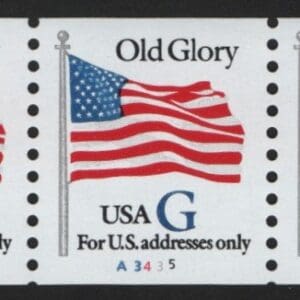 Scott# 2890 BLUE "G" RATE MNH PNC5, PLATE# A3435 NICELY CENTERED