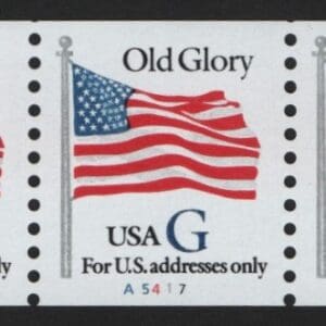 Scott# 2890 BLUE "G" RATE MNH PNC5, PLATE# A5417 NICELY CENTERED