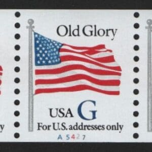 Scott# 2890 BLUE "G" RATE MNH PNC5, PLATE# A5427 NICELY CENTERED
