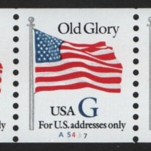Scott# 2890 BLUE "G" RATE MNH PNC5, PLATE# A5437 NICELY CENTERED