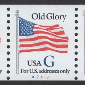 Scott# 2890 BLUE "G" RATE MNH PNC5 *** SCARCE PLATE# A2313 ***