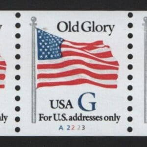 Scott# 2890 BLUE "G" RATE MNH PNC7, PLATE# A2223, NICELY CENTERED