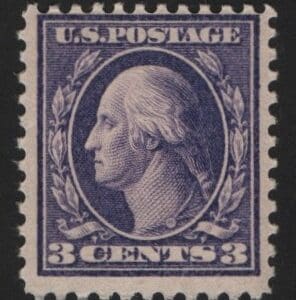 Scott# 502 "WASHINGTON" MNH, FLAT PLATE PERF 11 TYPE II SINGLE