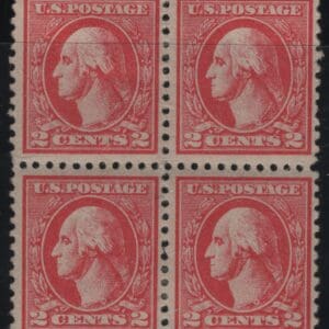 Scott# 528A "WASHINGTON" MINT OFFSET TYPE VI VERY NICELY CENTERED