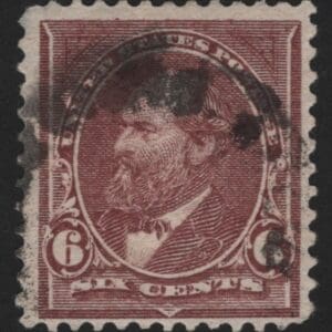 Scott# 256 "GARFIELD" USED, LOCAL CANCEL, NICELY CENTERED