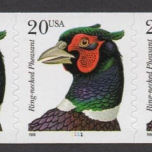 Scott# 3055 "RING-NECKED PHEASANT" MNH S/A PNC5, P# 1111