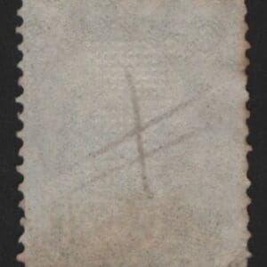 Alternative view of Scott# 93 "JACKSON" "F" GRILL WITH A PEN CANCEL, AVG CENTERING
