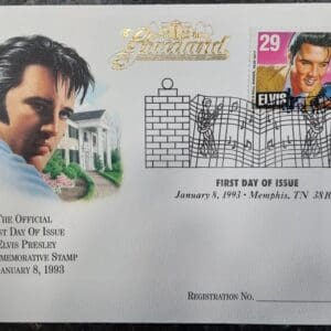 SCOTT# 2721 "ELVIS" SPECIAL BUNDLE, POST CARD, FDC & MNH SHEET - Image 3