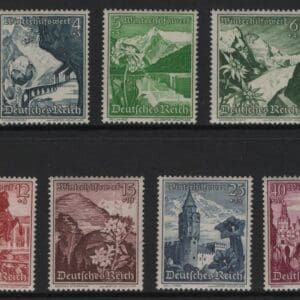 GERMANY Scott#s B123-31 COMPLETE SET (9) MNH, NICELY CENTERED