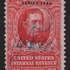 Scott# R379 "REVENUE" DOCUMENTARY, WM. M. MEREDITH, USED