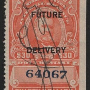 Scott# RC16 "REVENUE" FUTURE DELIVERY, USED. * SEE SCAN *