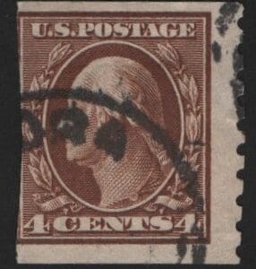 Scott# 395 "WASHINGTON" USED VERTICAL COIL, AURORA, CO CDS CANCEL