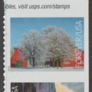 Scott# 6038-42 "WINTER LANDSCAPES" MNH BOOKLET STRIP (5)