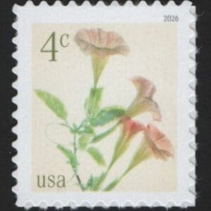 Scott# 6044 "ANGEL'S TRUMPETS" MNH SINGLE, NICELY CENTERED