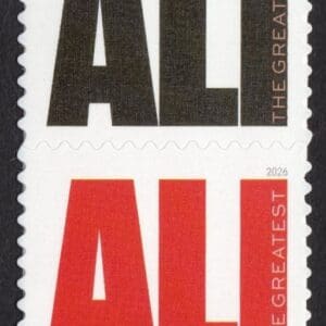 Scott# 6050-51 "MUHAMMAD ALI" MNH VERTICAL PAIR