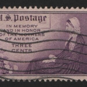 Scott# 737 "MOTHERS DAY" ROTARY PRESS PERF 11 X 10½ USED SINGLE
