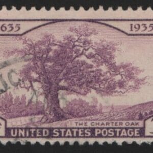 Scott# 772 "CHARTER OAK - CONNECTICUT TERCENTENARY" USED