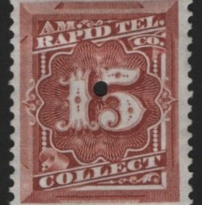 Scott# 1T11 "POSTAL TELEGRAPH" MINT, PUNCHED