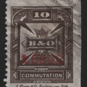 Scott# 3T13 "POSTAL TELEGRAPH" USED, BAR GRID CANCEL