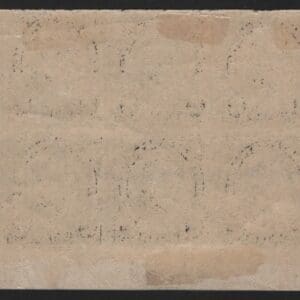 Scott# 611 WARREN HARDING MINT IMPERFORATE LOWER PLATE BLOCK (6) - Image 2