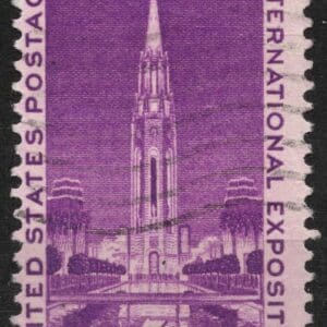 Scott# 852 "GOLDEN GATE EXPOSITION" USED SINGLE