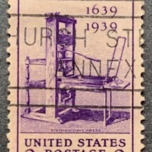 Scott# 857 "PRINTING TERCENTENARY" USED SINGLE